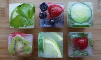 flavored ice cubes